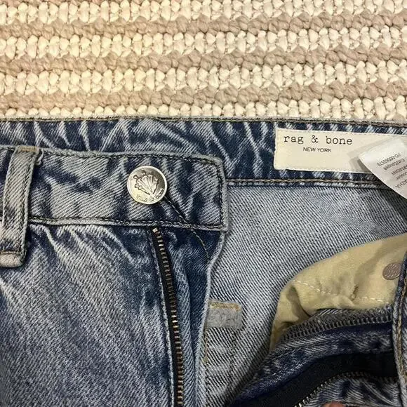 Rag & Bone High Rise Barrel Jeans in Harmony - Picture 4 of 7